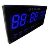 Relógio de Parede de Led Azul Digital Alarme Data Temperatura - 2
