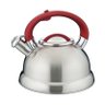 Chaleira Aço Inox 3L Fundo Triplo Diletta Vermelha 7707 - 1