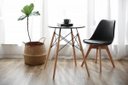 Ver imagem 3 de Cadeira Polipropileno Leda Base Wood La Mobilia: Design para Sala de Jantar