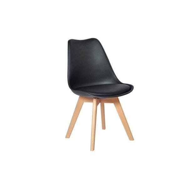 Cadeira Eames Wood Leda Design - Preta - 2