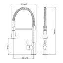 Ver imagem 6 de Misturador Monocomando Lorenkitchen 2266 C76 de Bancada com Ducha Lorenzetti