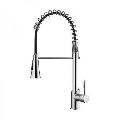 Misturador Monocomando Lorenkitchen 2266 C76 de Bancada com Ducha Lorenzetti