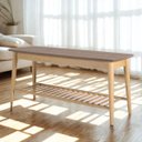 Ver imagem 6 de Banco Sapateira com Prateleira Ripada Liva 1,00 Tauari Tauari