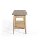 Ver imagem 2 de Banco Sapateira com Prateleira Ripada Liva 1,00 Tauari Tauari