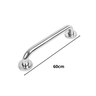 Alça Barra Suporte Apoio Idosos Segurança Banheiro 60cm Inox - 3