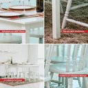 Ver imagem 3 de Mesa de Jantar Ditália com 4 Cadeiras Ja-225 Branco