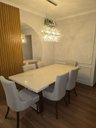 Ver imagem 2 de Sala de Jantar Madeira Maciça com Vidro 6 Cadeiras 2,0x1,0m - Real - Requinte Salas