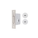 Ver imagem 3 de Fechadura Imab Tecnoponto Auxiliar Cromada Roseta Redonda Kit Dupla