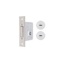 Ver imagem 3 de Fechadura Imab Tecnoponto Auxiliar Cromada Roseta Redonda Kit Dupla