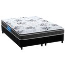 Ver imagem 1 de Cama Box Queen: Colchão Espuma D33 Probel Guarda Costas Premium Extra Firme + Base Crc Suede Black(