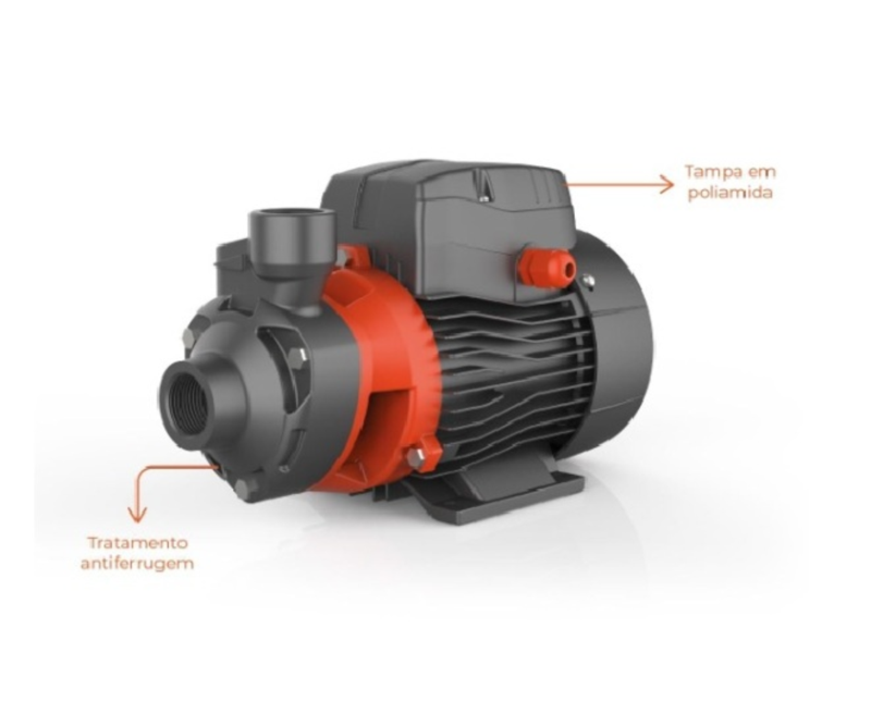 Bomba Lepono Periférica Apm37 0,5cv Monofásico 220v Azul 220 (m)