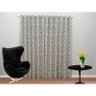 Cortina para varão Atena estampada 300x230 com ilhós cromado - 2