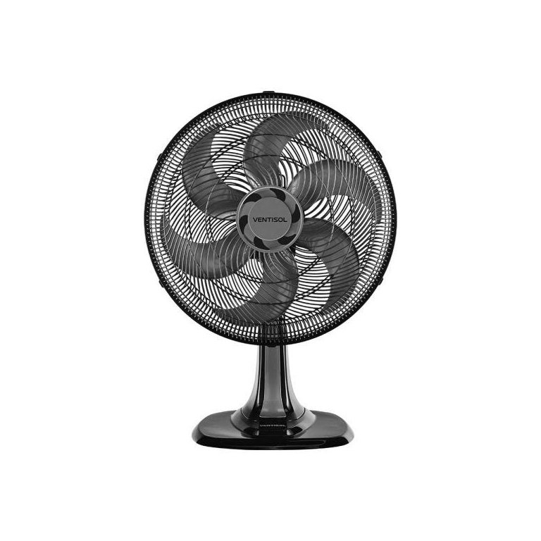 Ventilador Mesa Turbo 6 40.cm Preto 127V
