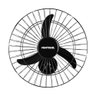 Ventilador Parede Ventisol 50.cm Preto Grade Metal Preto Bivolt - 1