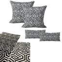 Ver imagem 1 de Peseira Cama Casal Queen Decorativa + 4 Capa Almofada Preto