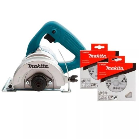 Serra Mármore Makita 110mm 1.300W 13.800 RPM 220V 4100NH3ZX2