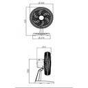 Ver imagem 3 de Ventilador Mesa Tron Premium Tron 50.cm Preto 127v
