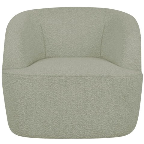 Poltrona Orgânica Luxo Recepção Nuvia Bouclé