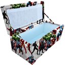 Ver imagem 2 de Puff Bau Solteiro Infantil 70 Centimetros - Desenhos Estampa Vingadores Avenger Marvel Beatriz
