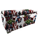 Ver imagem 1 de Puff Bau Solteiro Infantil 70 Centimetros - Desenhos Estampa Vingadores Avenger Marvel Beatriz