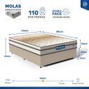 Ver imagem 5 de Cama Box com Colchão de Molas Ensacadas Double Face Pillow Euro Alfa Probel Casal 138cm