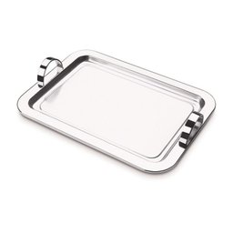 Bandeja inox para Servir com alças 25 x 34,5 cm Forma Inox - 1