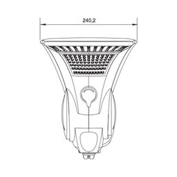 Chuveiro Duo Shower Quadra Eletrônica Lorenzetti 220v - 6