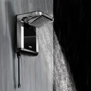 Ver imagem 2 de Ducha Acqua Star Ultra Preta/Cromada Lorenzetti 127v