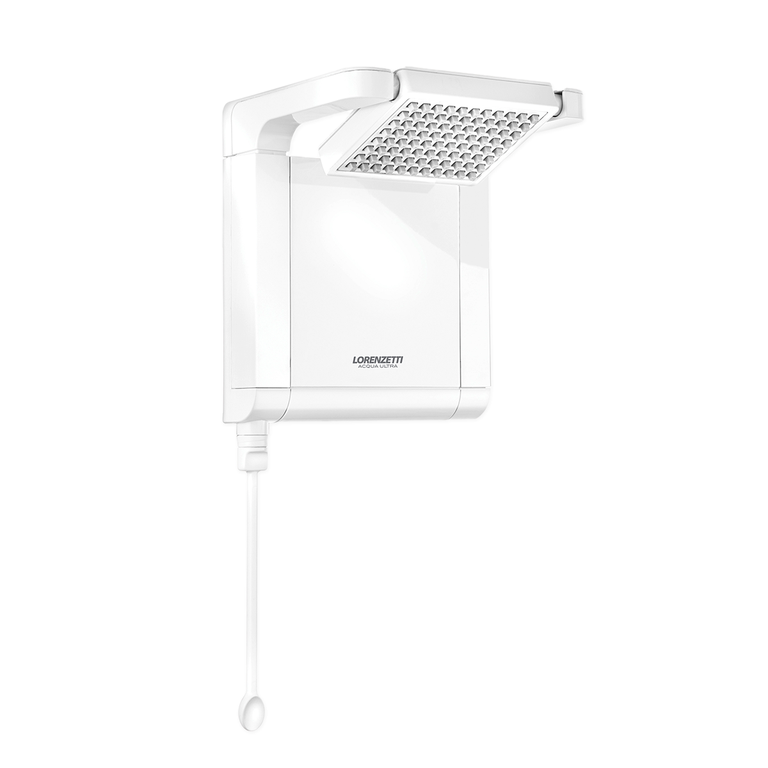 Chuveiro Eletrônico Lorenzetti Acqua Star 220V 7800W  Branco
