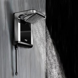 Ducha Acqua Star Ultra Preta/cromada Lorenzetti 220v - 2