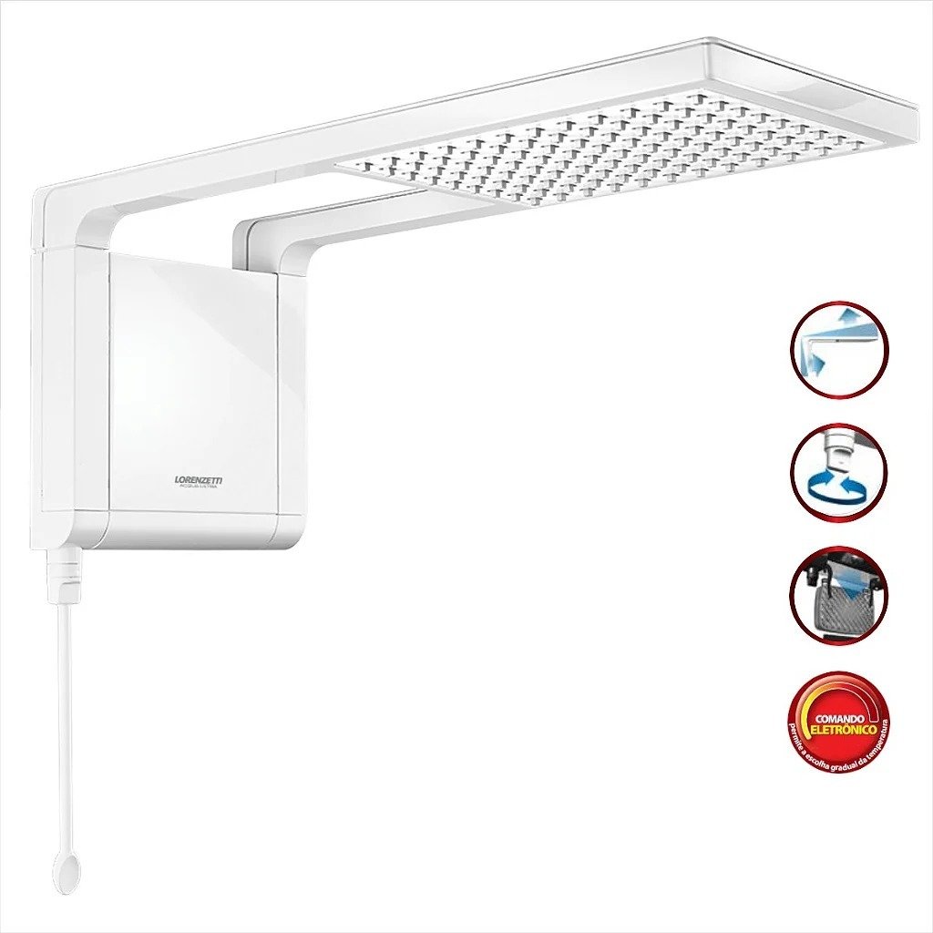 Chuveiro Lorenzetti Acqua Storm Ultra Branco 127v - 5