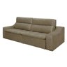 Sofá 4 Lugares Connect com Pillow Retrátil e Reclinável Suede Amassado Rifletti - 4