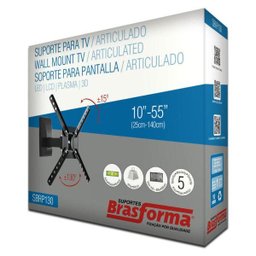 Suporte Articulado para Tv Led, Lcd, Plasma, 3d e Smart Tv de 10 a 55 Polegadas – Brasforma Sbrp 130 - 4