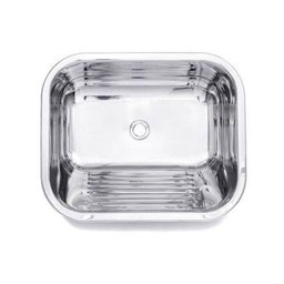 Tanque Inox 40x40 22 lts. Aço Inox 304 Luxo Tecnocuba - 1