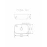 Cuba N 01 46x30x11 Aço Inox Tecnocuba - 3