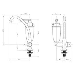 Purificador Acqua Bella Com Torneira Cromado Lorenzetti Bancada - 3