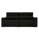 Ver imagem 4 de Sofá 4 Lugares Triunfo Retrátil e Reclinável 2.20M Suede Amassado Preto