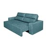 Sofá 4 Lugares Cavan Retrátil e Reclinável Suede Amassado Azul - Rifletti - 3