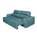Ver imagem 3 de Sofá 4 Lugares Cavan Retrátil e Reclinável Suede Amassado Azul - Rifletti