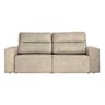 Sofá 4 Lugares Cavan Retrátil e Reclinável Suede Amassado Bege - Rifletti - 4