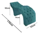 Ver imagem 2 de Maca Estética Profissional Conforto e Qualidade Santo Box Premium:turquesa