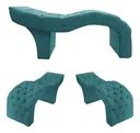 Ver imagem 3 de Maca Estética Profissional Conforto e Qualidade Santo Box Premium:turquesa