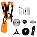 Ver imagem 7 de Kit Roçadeira Anmax Cg430b 43cc 2t C/ Carretel + Facas 2p, 3p, 40d, 80d e Escova de Aço