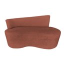 Ver imagem 4 de Namoradeira Sofá 2 Lugares Yara Orgânica Bouclé Terracota