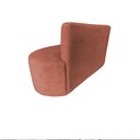 Ver imagem 6 de Namoradeira Sofá 2 Lugares Yara Orgânica Bouclé Terracota