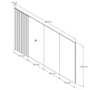 Ver imagem 3 de Painel para TV Sala de Estar Quarto Boto 180cm MDF Home Theater Moderno Just Time