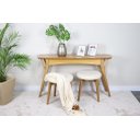 Ver imagem 3 de Banqueta Paris em Madeira Maciça e Assento Estofado Chanel Amêndoa