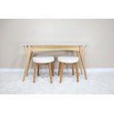 Ver imagem 2 de Banqueta Paris em Madeira Maciça e Assento Estofado Chanel Amêndoa