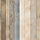 Ver imagem 2 de Papel de Parede Vinílico Lavável Textura Madeira Demolição