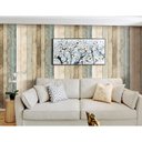 Ver imagem 1 de Papel de Parede Vinílico Lavável Textura Madeira Demolição